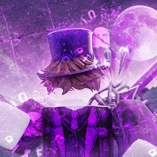 Clockerite profile artwork in purple