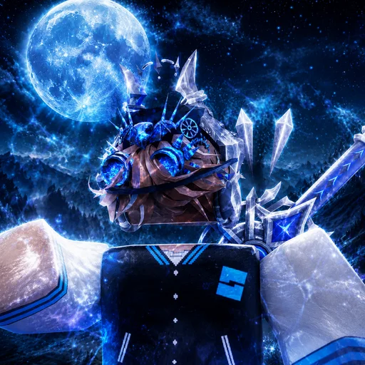 Clockerite profile artwork in blue